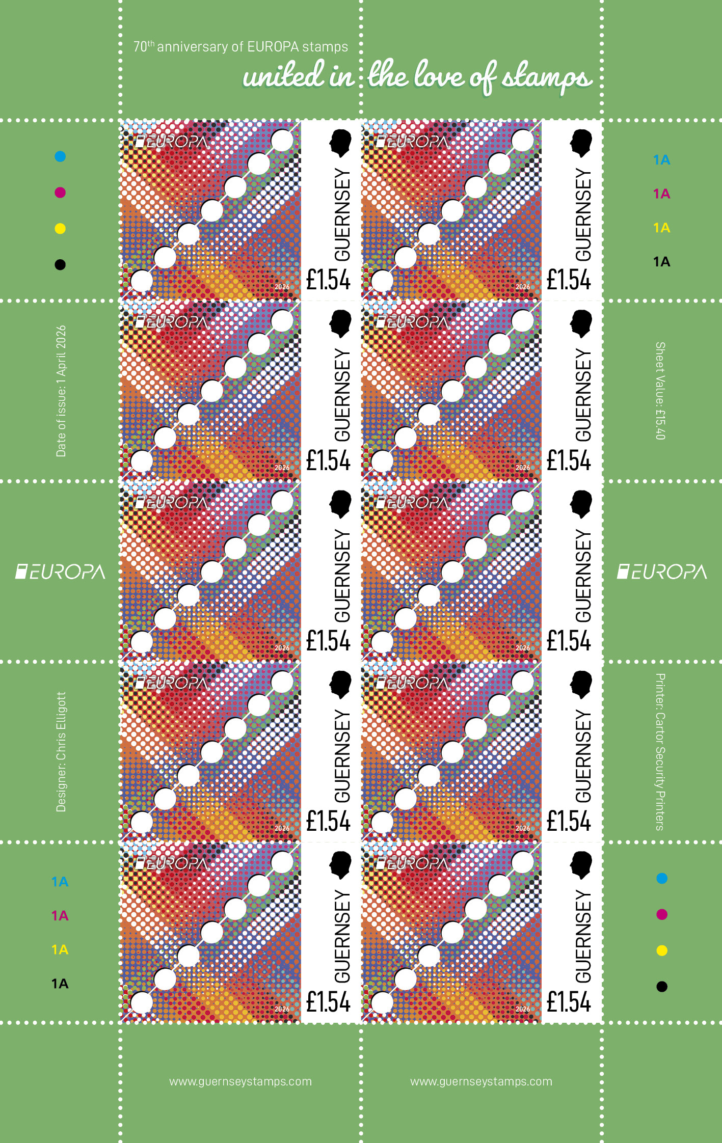 Europa Sheets of 10